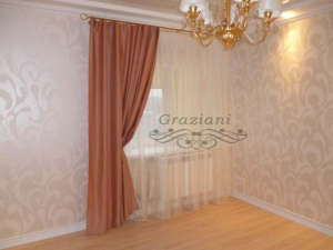Оранжевые шторы